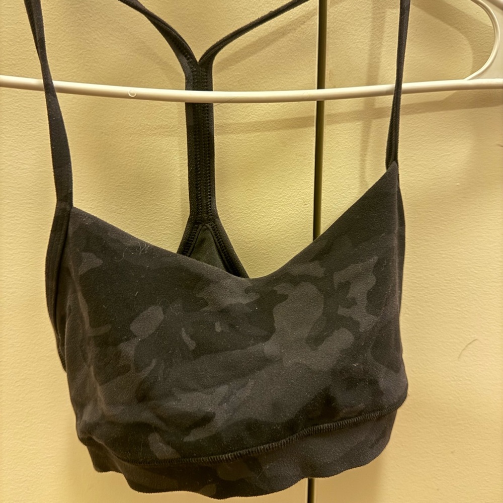 Lululemon Camo Flow Y bra